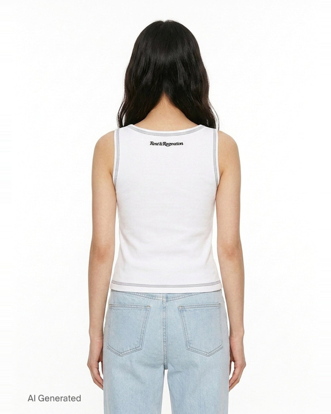 Coloration Stitch Sleeveless Tank | Rest & Recreation | Club21 - back