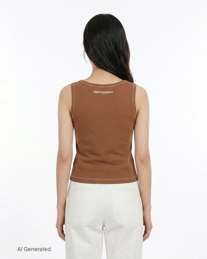 Coloration Stitch Sleeveless Tank | Rest & Recreation | Club21 - back