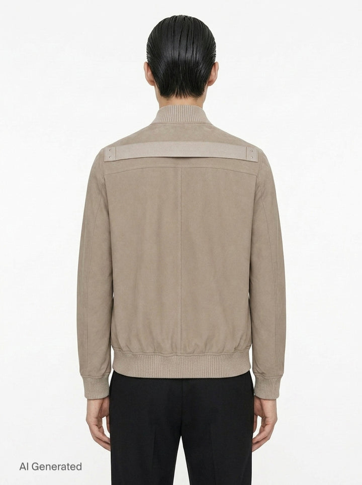 Angled Bauhaus Flight Jacket | Rick Owens | Club21 - back