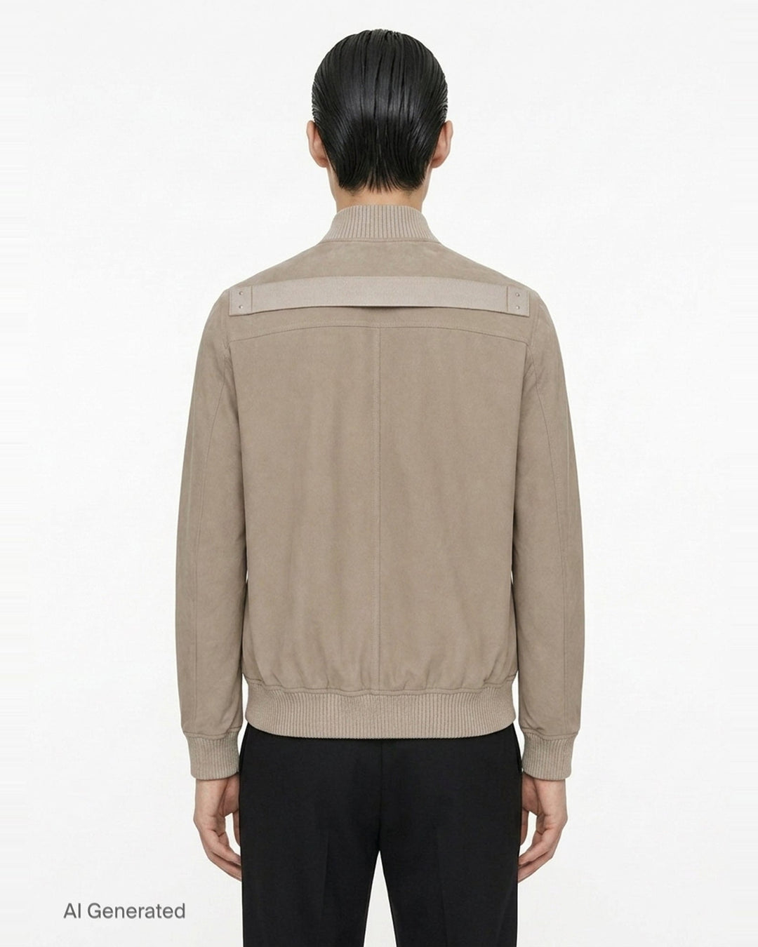 Angled Bauhaus Flight Jacket | Rick Owens | Club21 - back