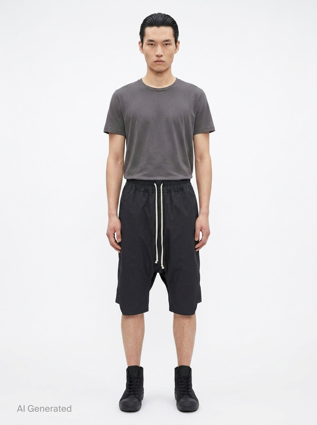 Basket Swingers Heavy Poplin Shorts | Rick Owens | Club21 - front