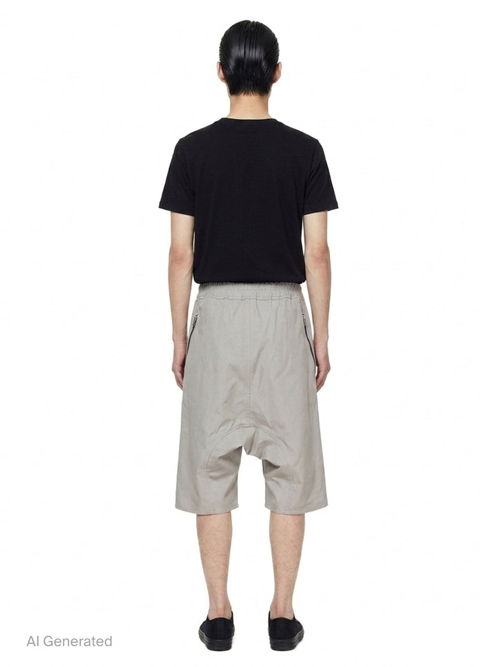 Basket Swingers Heavy Poplin Shorts | Rick Owens | Club21 - back