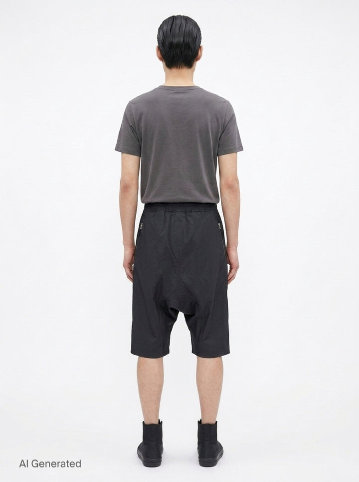 Basket Swingers Heavy Poplin Shorts | Rick Owens | Club21 - back