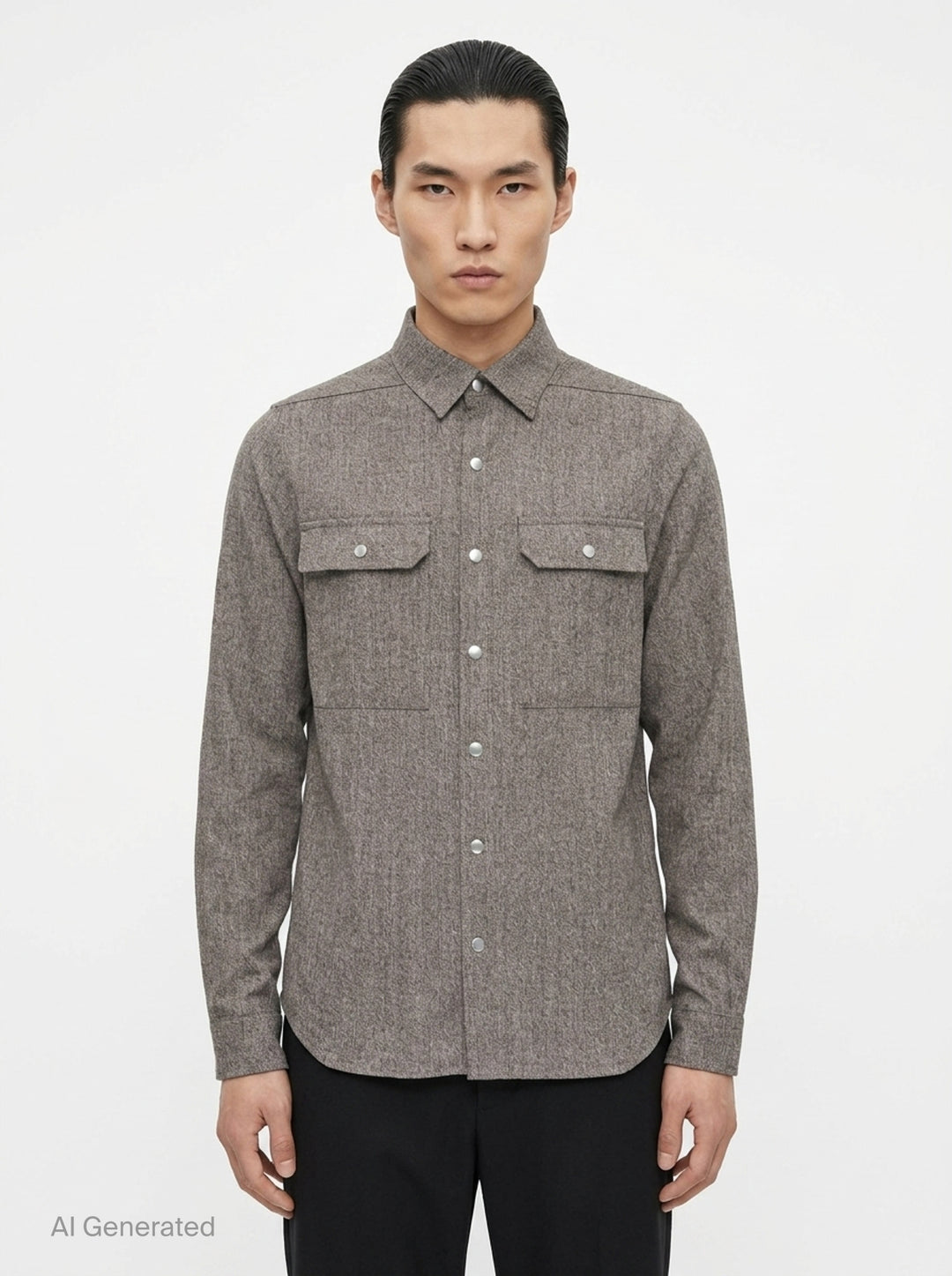 Bishu Wool Long Sleeve Outershirt | Rick Owens | Club21 - front
