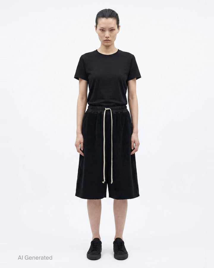 Boxers Double Cotton Jersey Shorts | Rick Owens | Club21 - front