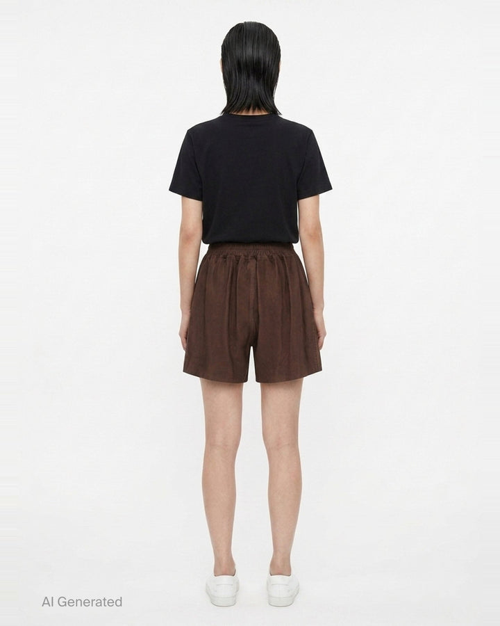 Boxers Feather Nappa Shorts | Rick Owens | Club21 - back
