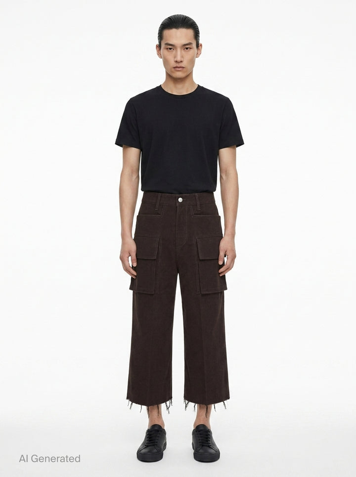 Cargo Bolan Cutoff Pants | Rick Owens | Club21 - front
