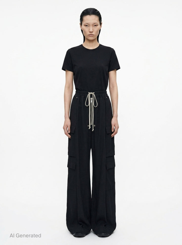 Cargobelas Heavy Cady Pants | Rick Owens | Club21 - front