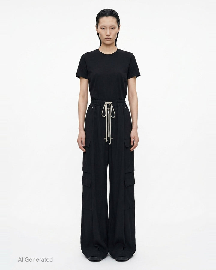 Cargobelas Heavy Cady Pants | Rick Owens | Club21 - front
