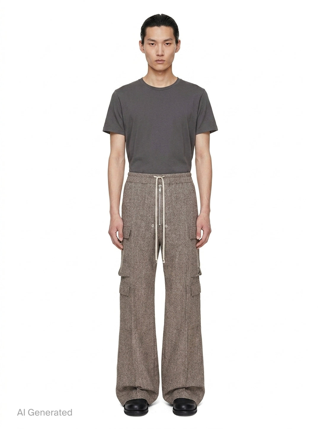 Cargobelas Twisted Wool Pants | Rick Owens | Club21 - front