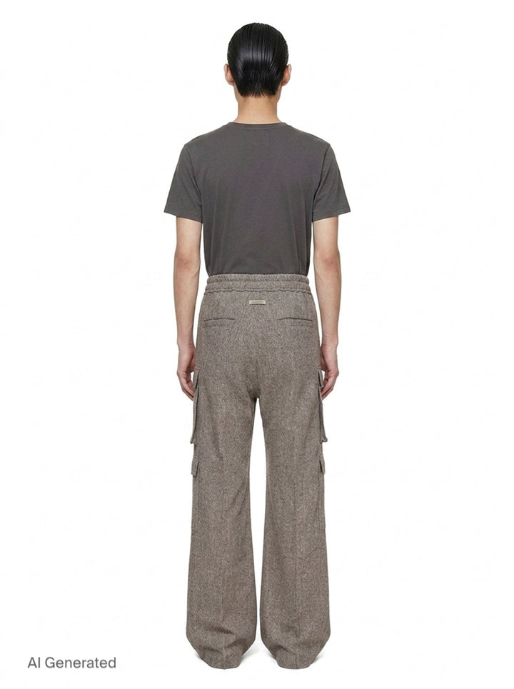 Cargobelas Twisted Wool Pants | Rick Owens | Club21 - back