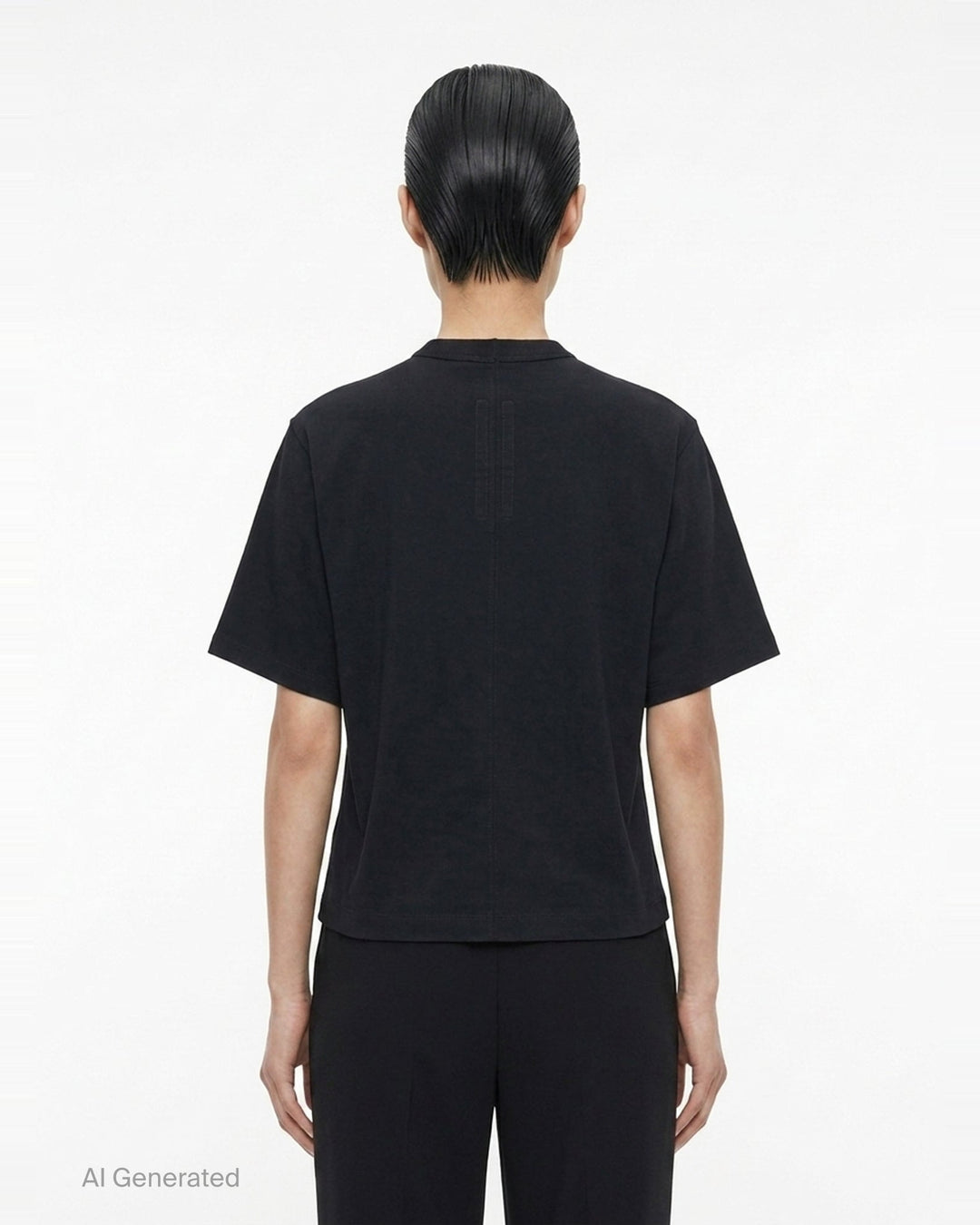 Cropped Brad Classic Cotton Tee | Rick Owens | Club21 - back