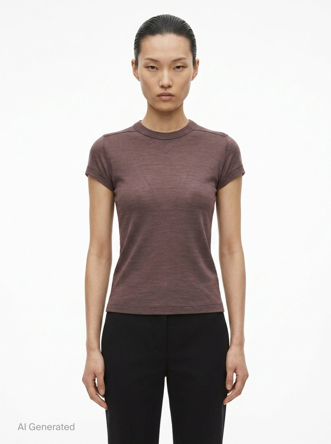Cropped Level Classic Cotton Tee | Rick Owens | Club21 - front