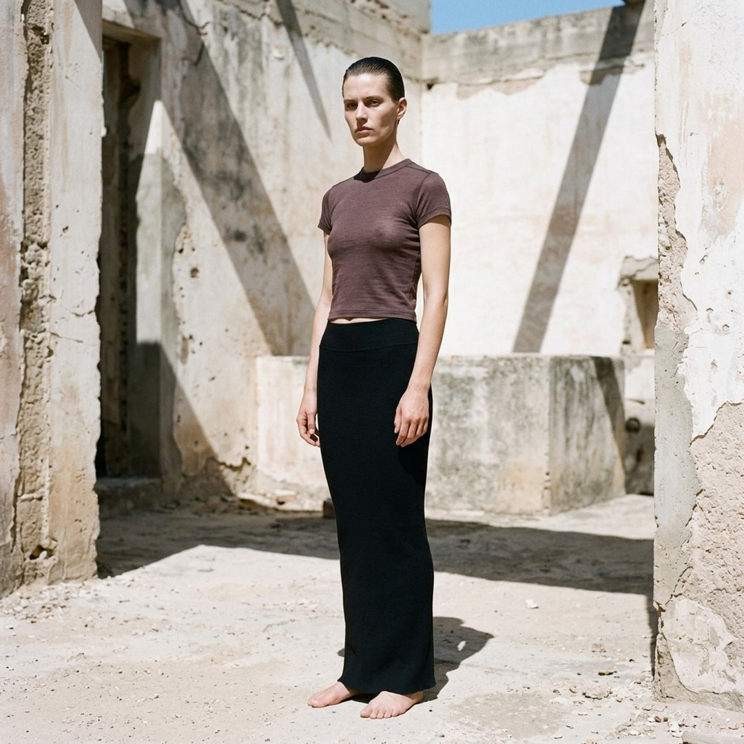 Cropped Level Classic Cotton Tee | Rick Owens | Club21 - lifestyle