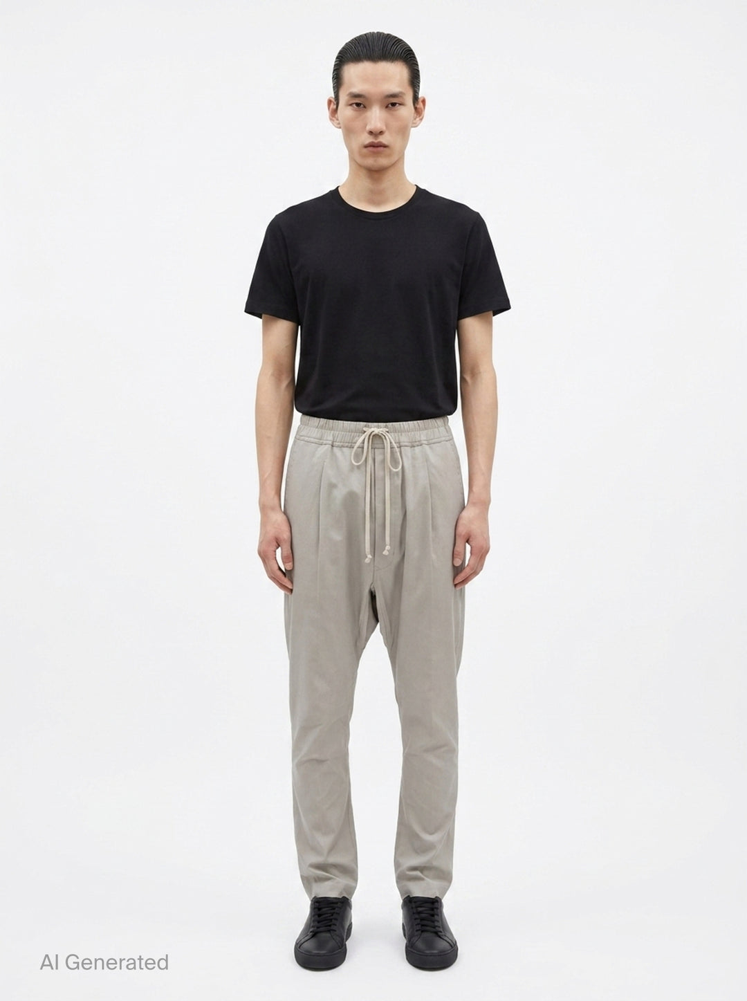 Drawstring Drop-Crotch Long Pants | Rick Owens | Club21 - front