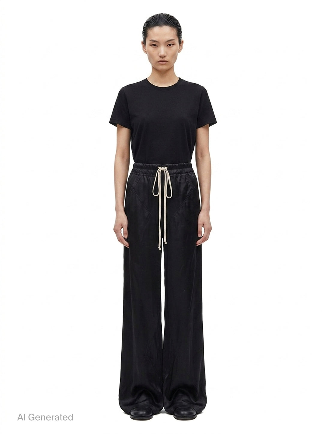 Drawstring Wide-Leg Pants | Rick Owens | Club21 - front