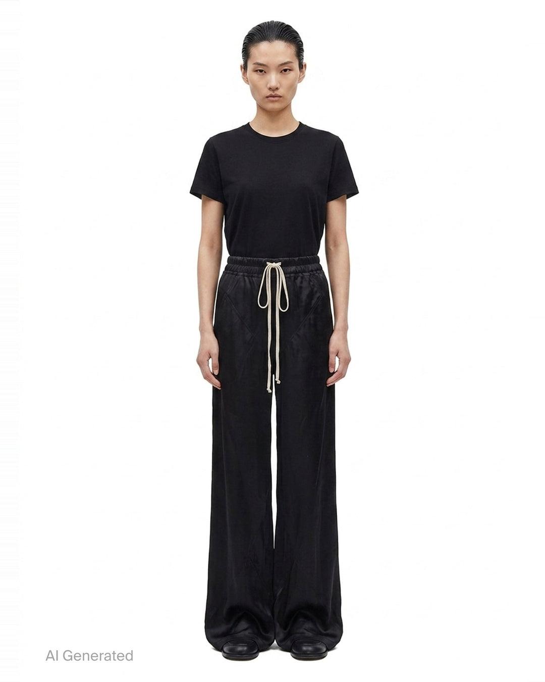 Drawstring Wide-Leg Pants | Rick Owens | Club21 - front