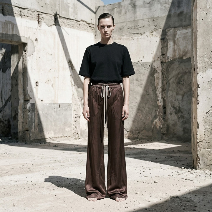 Drawstring Wide-Leg Pants | Rick Owens | Club21 - lifestyle