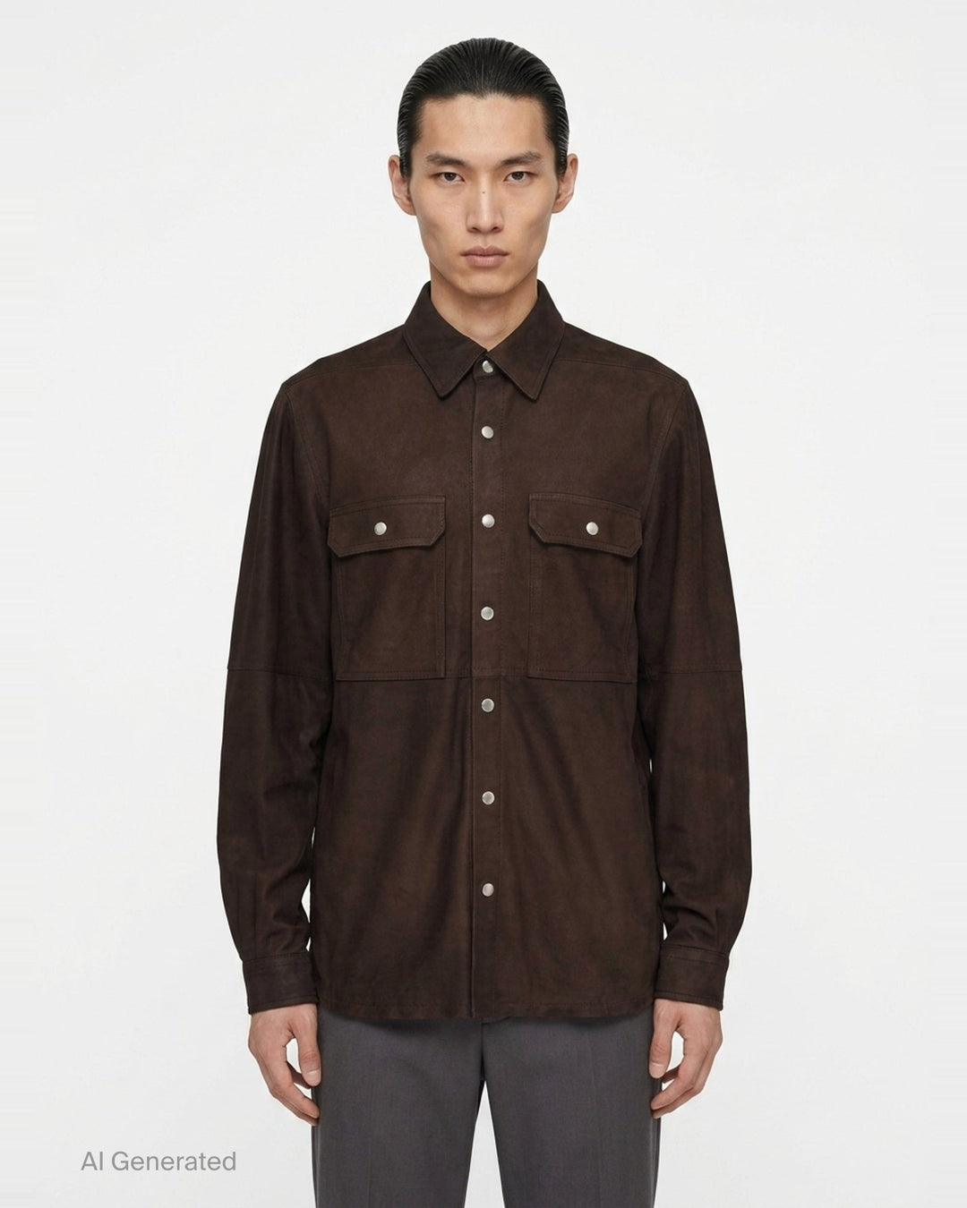 Feather Nappa Leather Outershirt | Rick Owens | Club21 - front