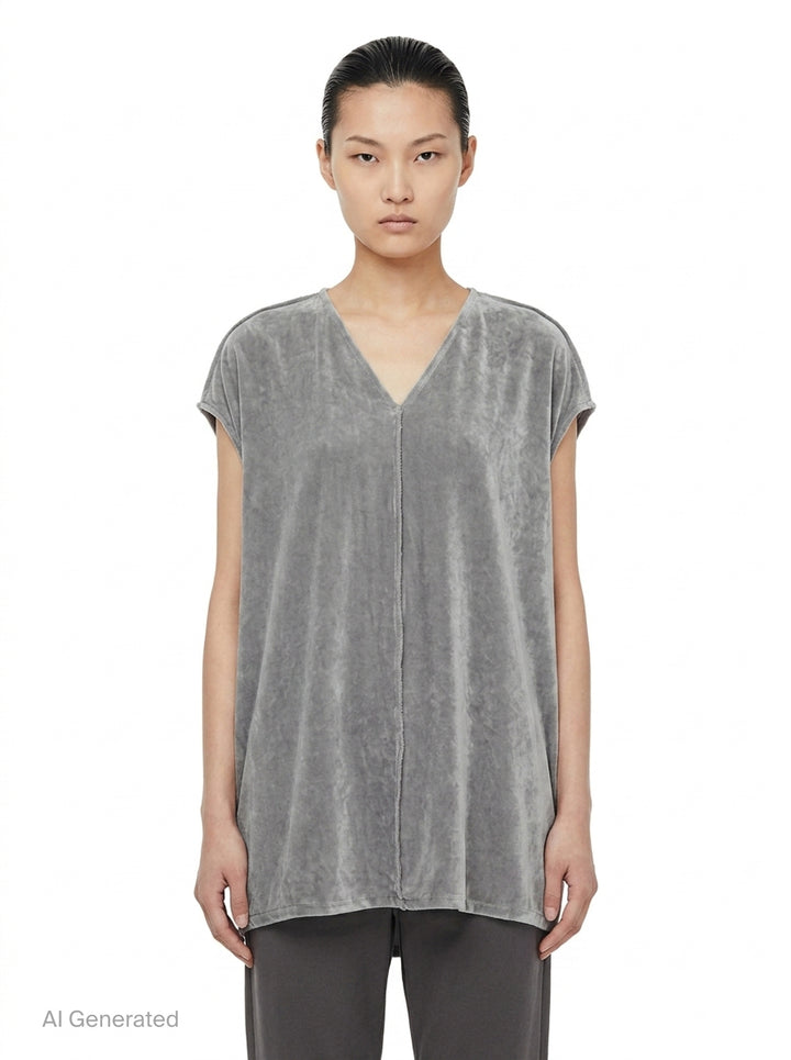Floating Velvet Top | Rick Owens | Club21 - front