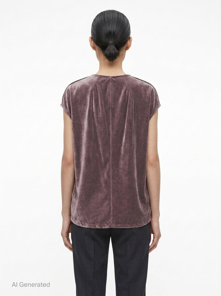 Floating Velvet Top | Rick Owens | Club21 - back
