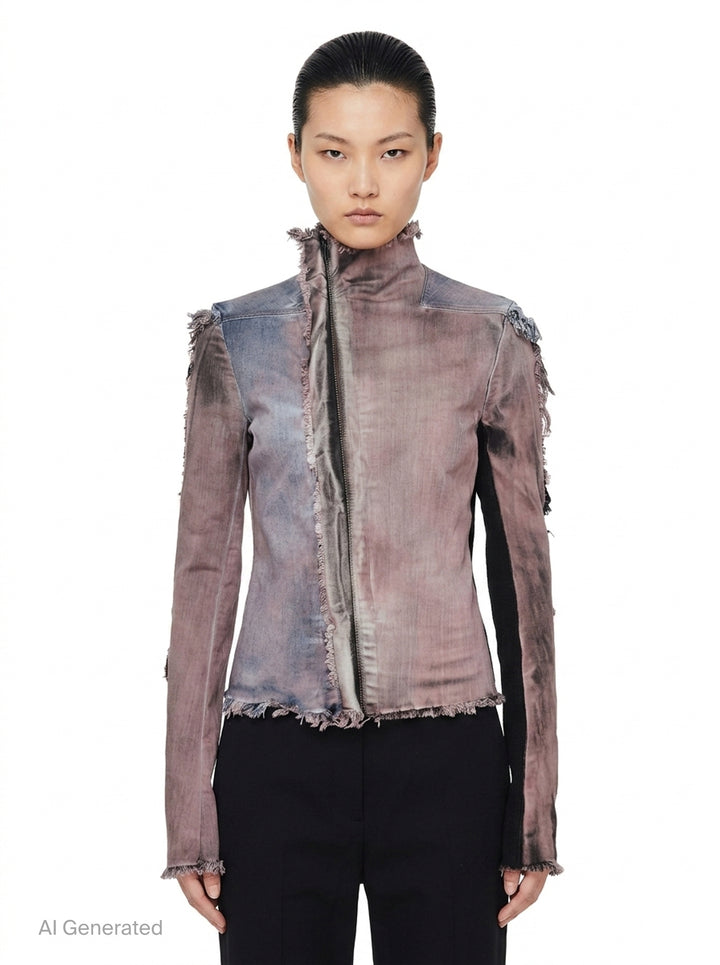Gary Wash Stretch Denim Jacket | Rick Owens | Club21 - front