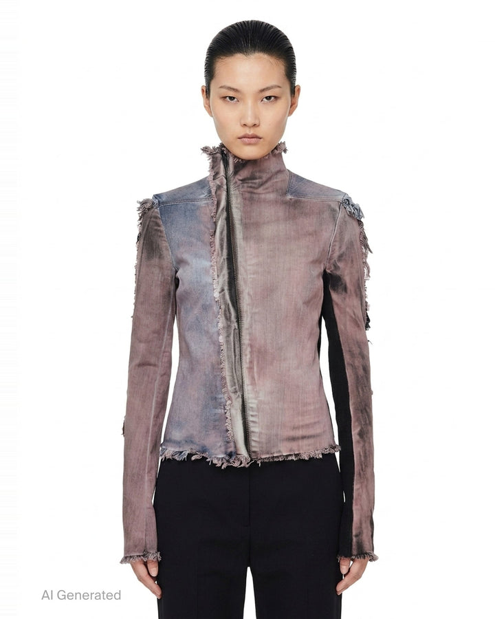 Gary Wash Stretch Denim Jacket | Rick Owens | Club21 - front