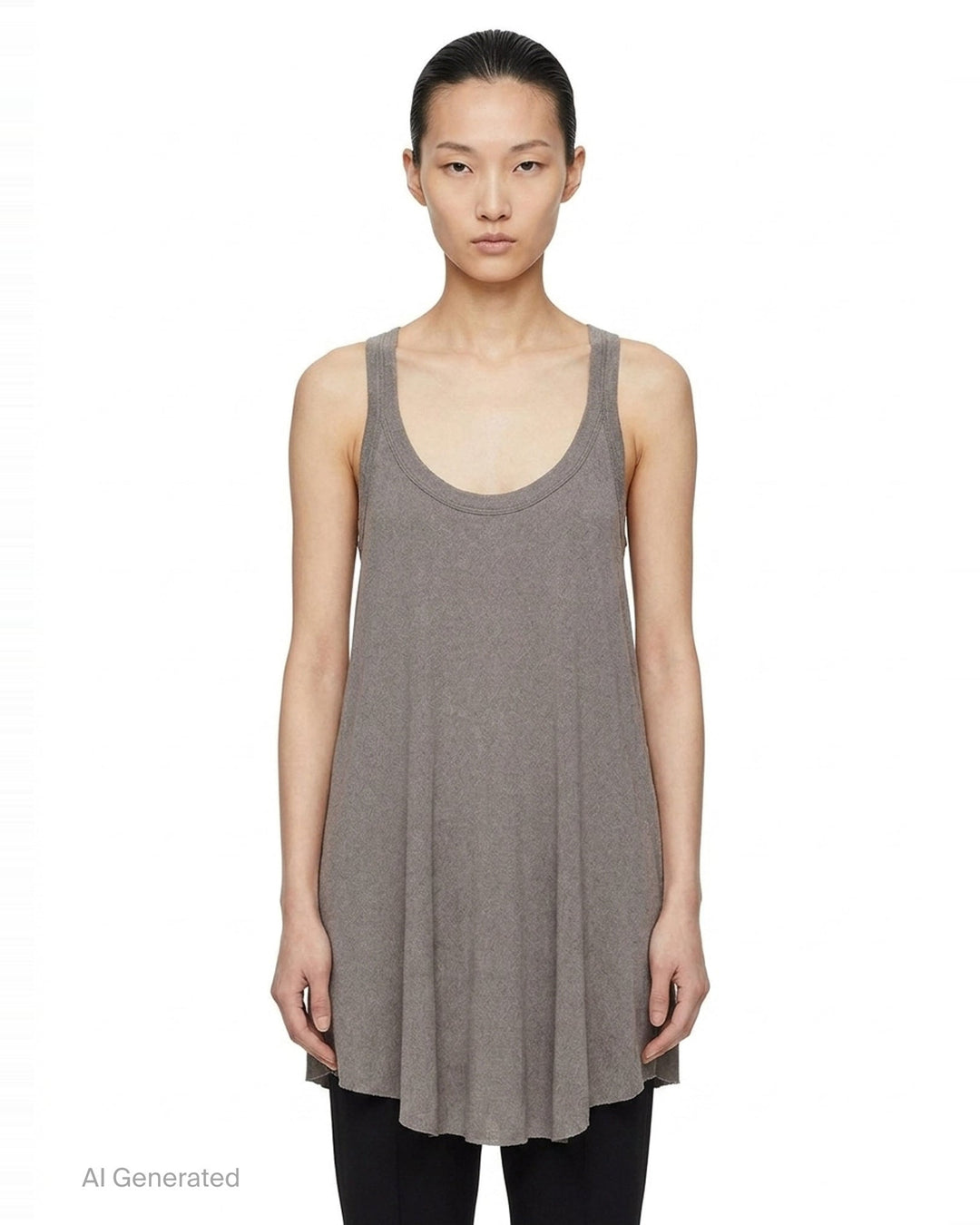 Gigi Rib Wool Silk Tank | Rick Owens | Club21 - front