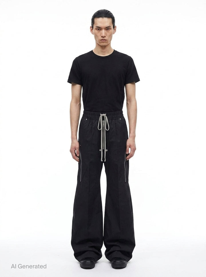 Haizer Belas Heavy Poplin Pants | Rick Owens | Club21 - front