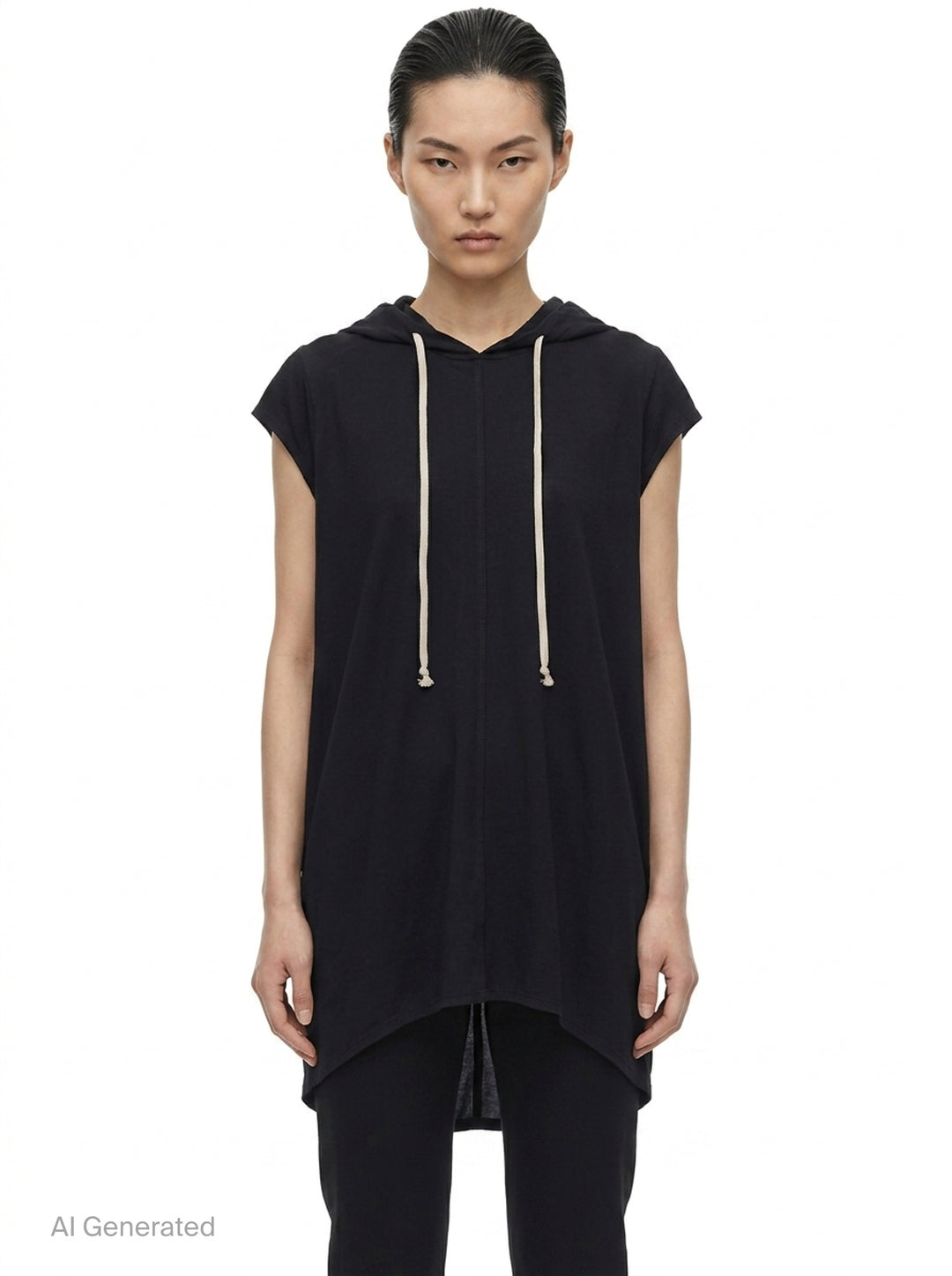 Heavy Cady Hoodie Dress | Rick Owens | Club21 - front