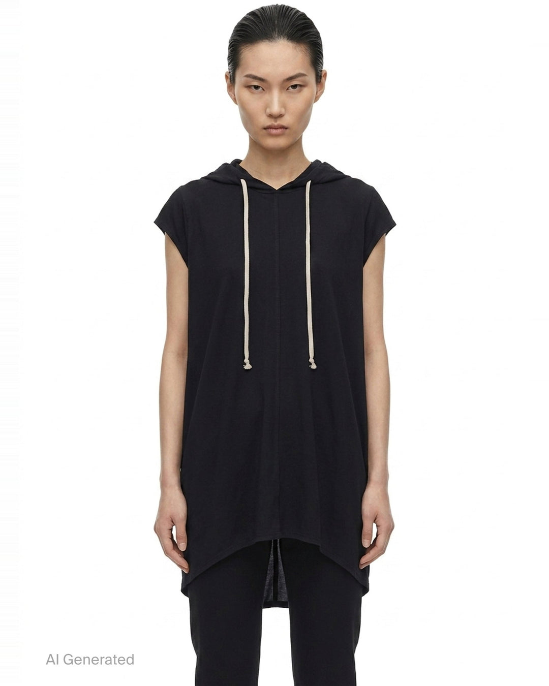 Heavy Cady Hoodie Dress | Rick Owens | Club21 - front