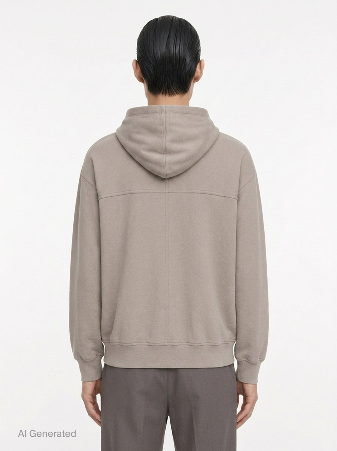 Heavy Jersey Zip Hoodie | Rick Owens | Club21 - back