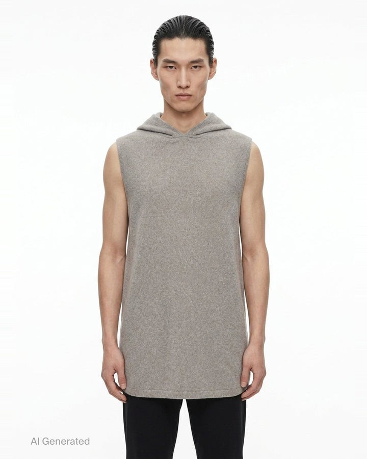 Hooded Knit Tank | Rick Owens | Club21 - front
