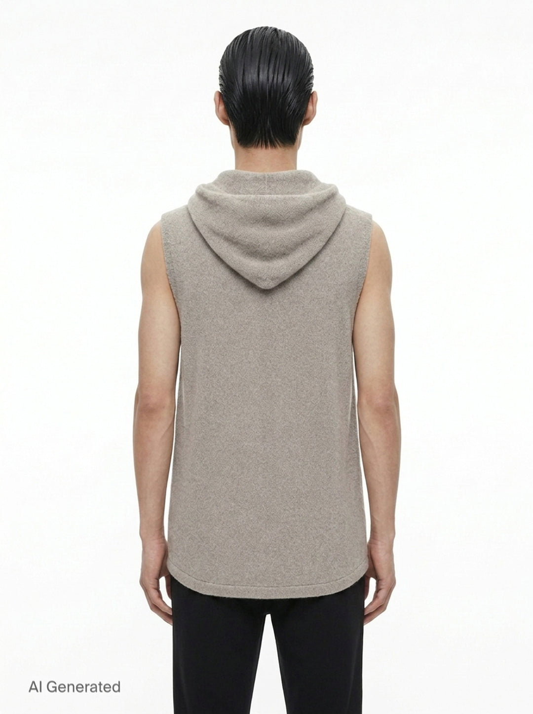 Hooded Knit Tank | Rick Owens | Club21 - back