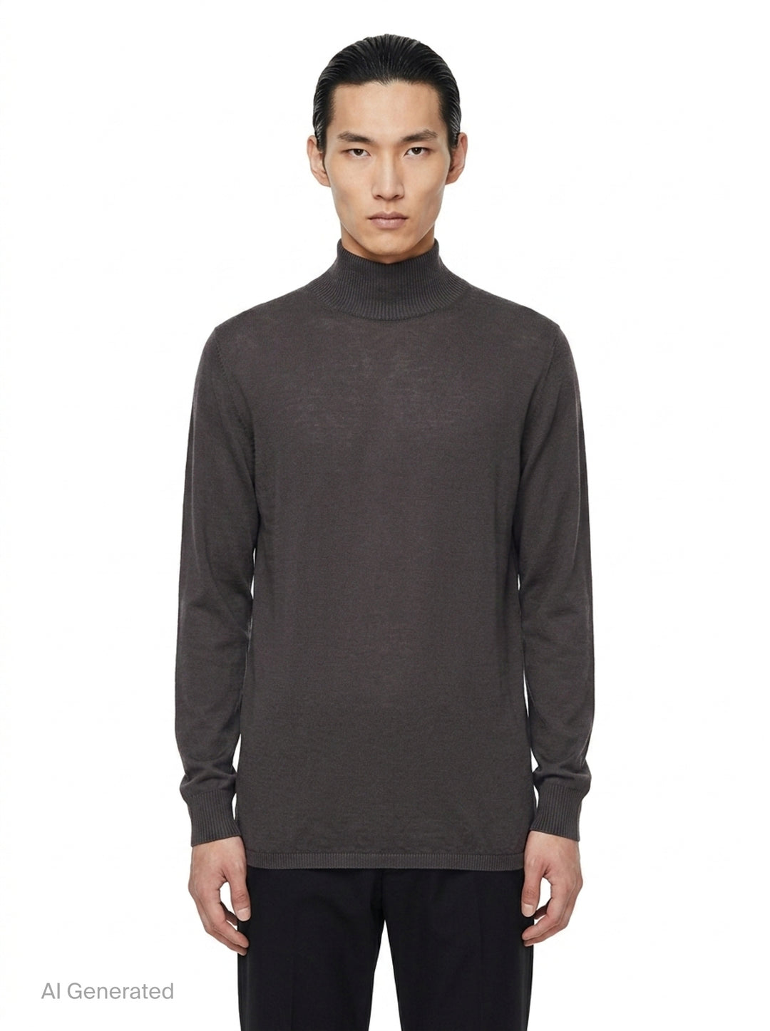 Oversized Lightweight Turtleneck Sweater | Rick Owens | Club21 - front
