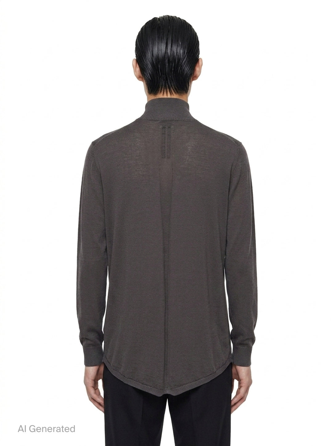 Oversized Lightweight Turtleneck Sweater | Rick Owens | Club21 - back