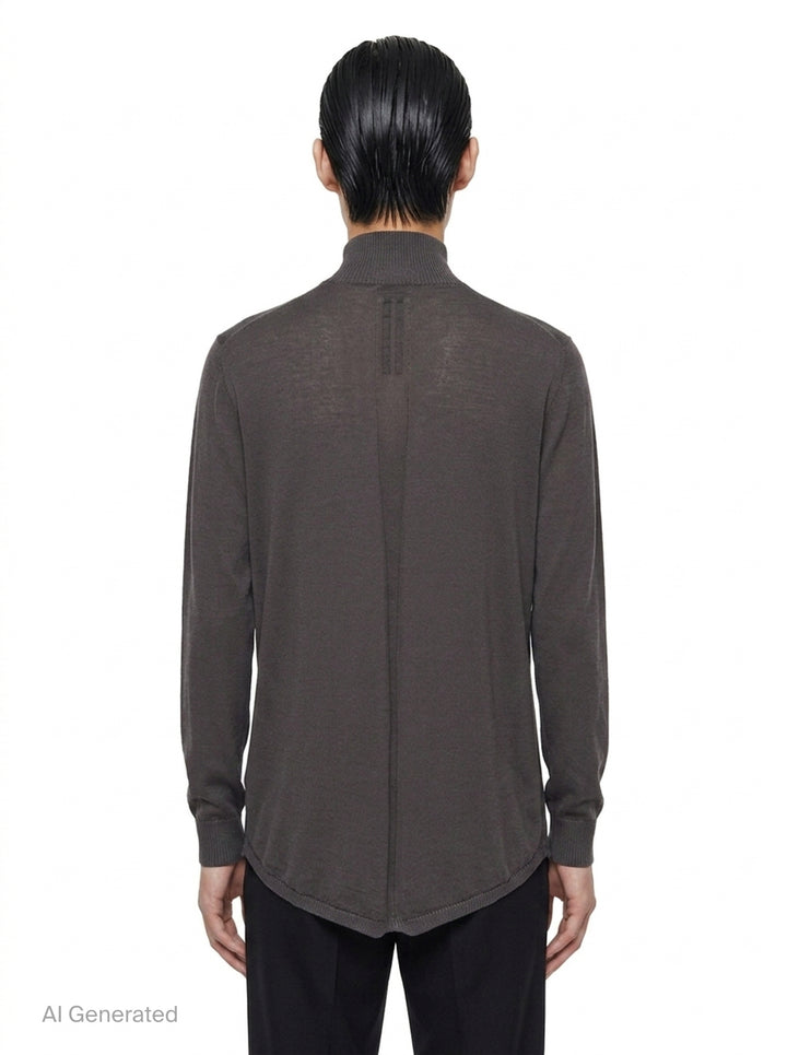 Oversized Lightweight Turtleneck Sweater | Rick Owens | Club21 - back