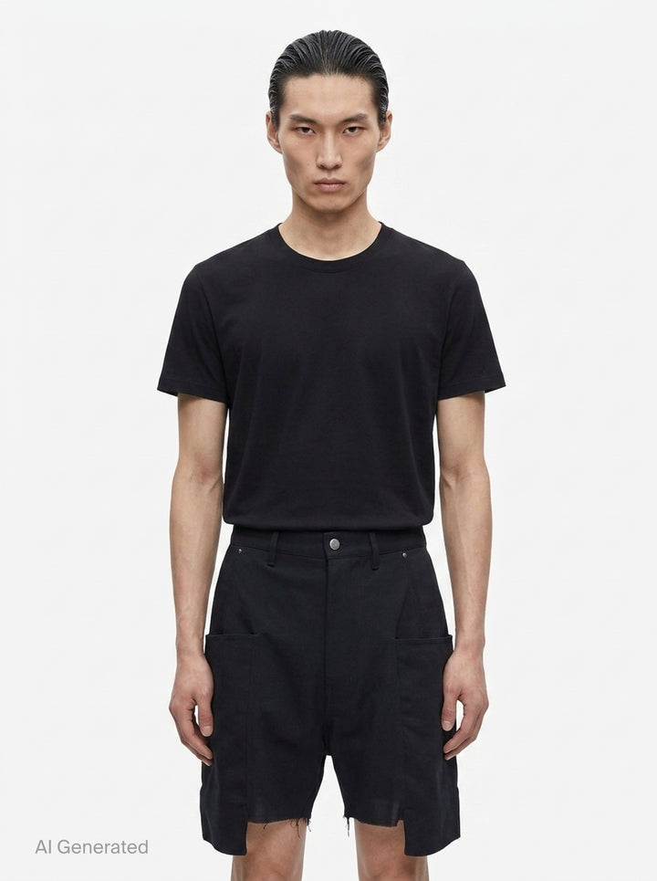 Stefan Cargo Twisted Shorts | Rick Owens | Club21 - front