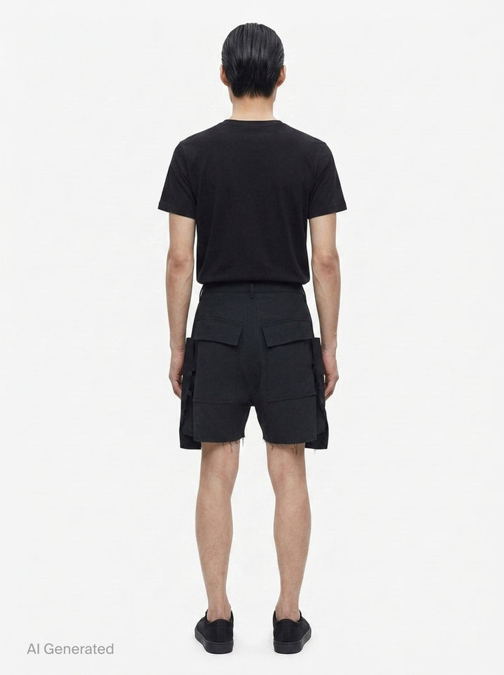 Stefan Cargo Twisted Shorts | Rick Owens | Club21 - back