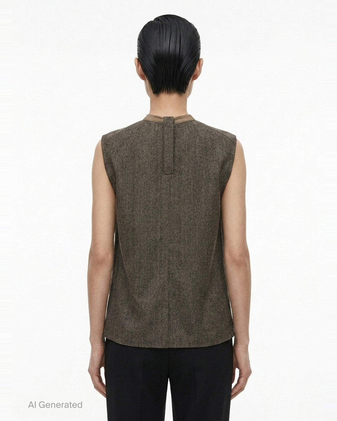 Subhuman Draped Woven Top | Rick Owens | Club21 - back