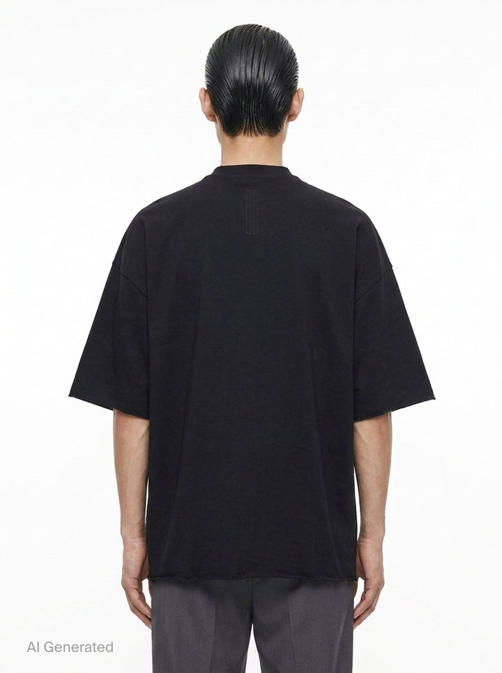 Tommy Heavy Jersey Tee | Rick Owens | Club21 - back