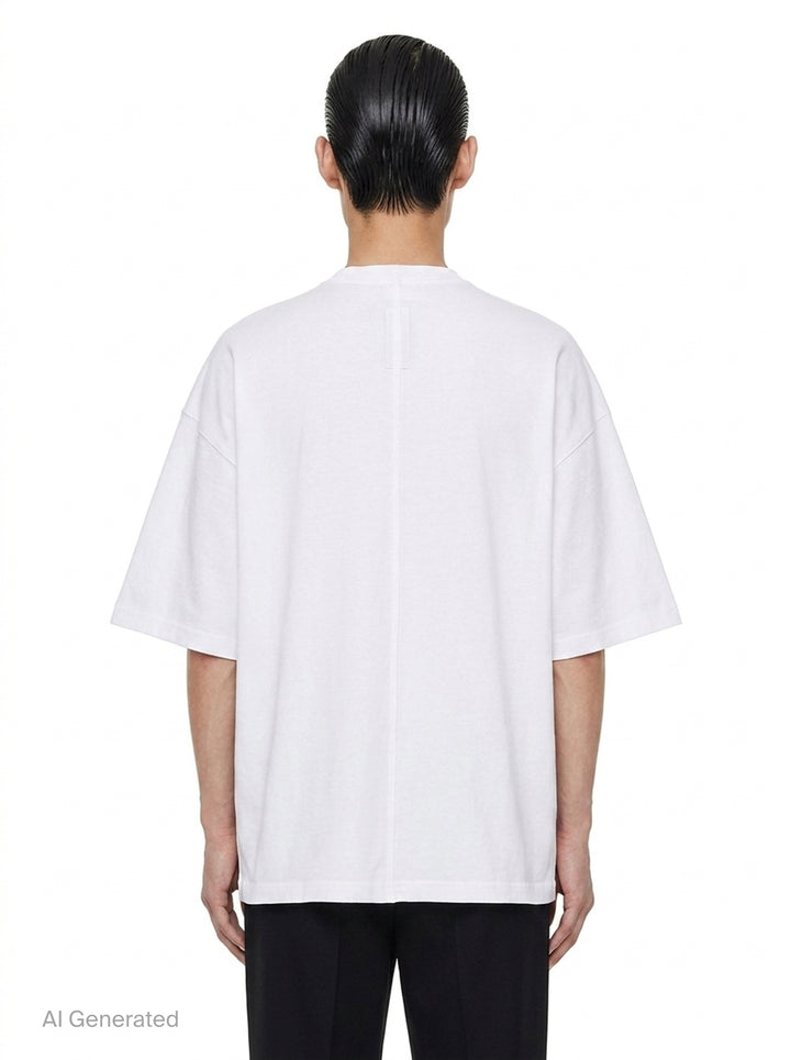 Tommy Heavy Jersey Tee | Rick Owens | Club21 - back