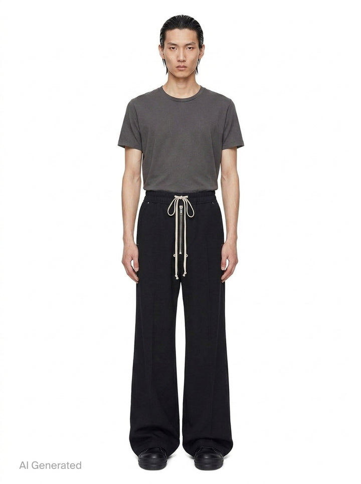 Wide Bela Wool Pants | Rick Owens | Club21 - front