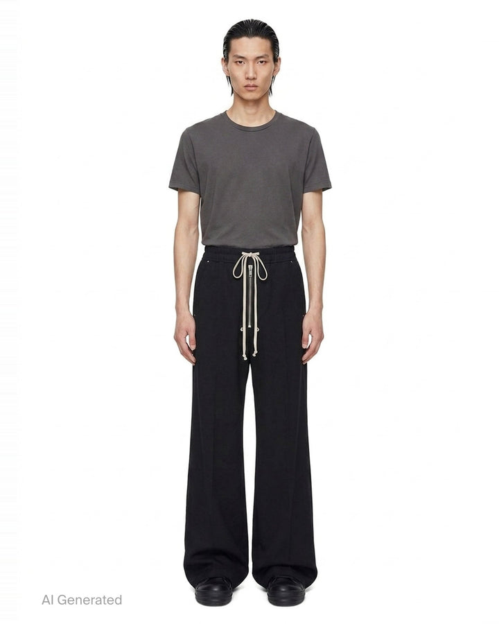 Wide Bela Wool Pants | Rick Owens | Club21 - front