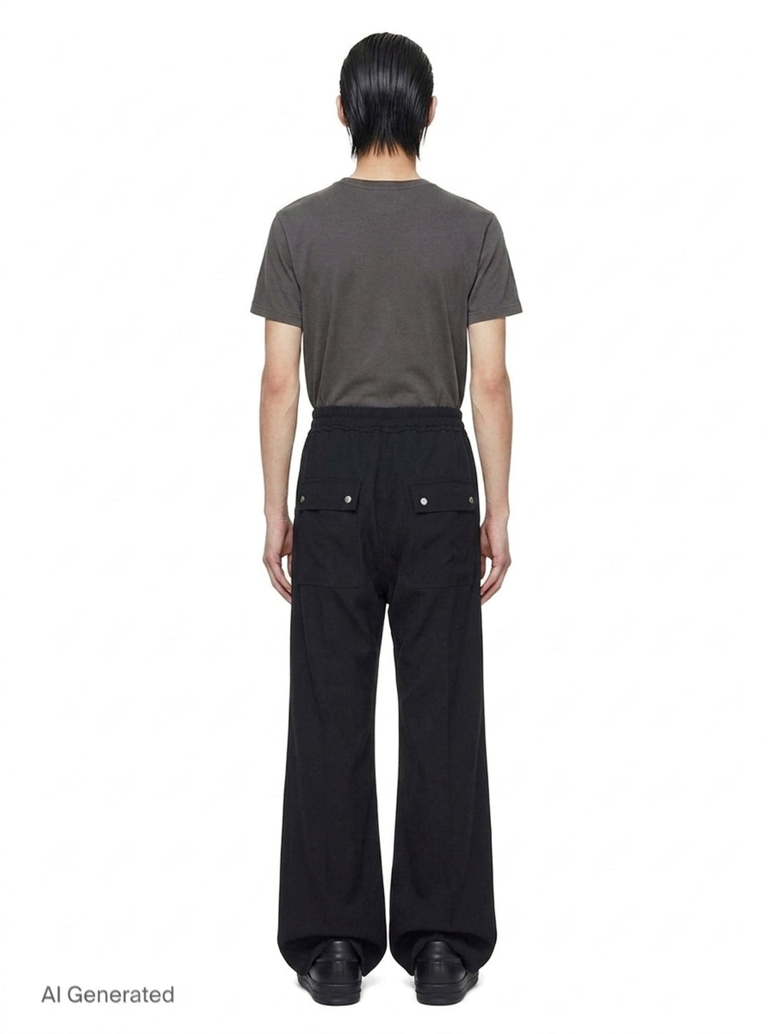 Wide Bela Wool Pants | Rick Owens | Club21 - back