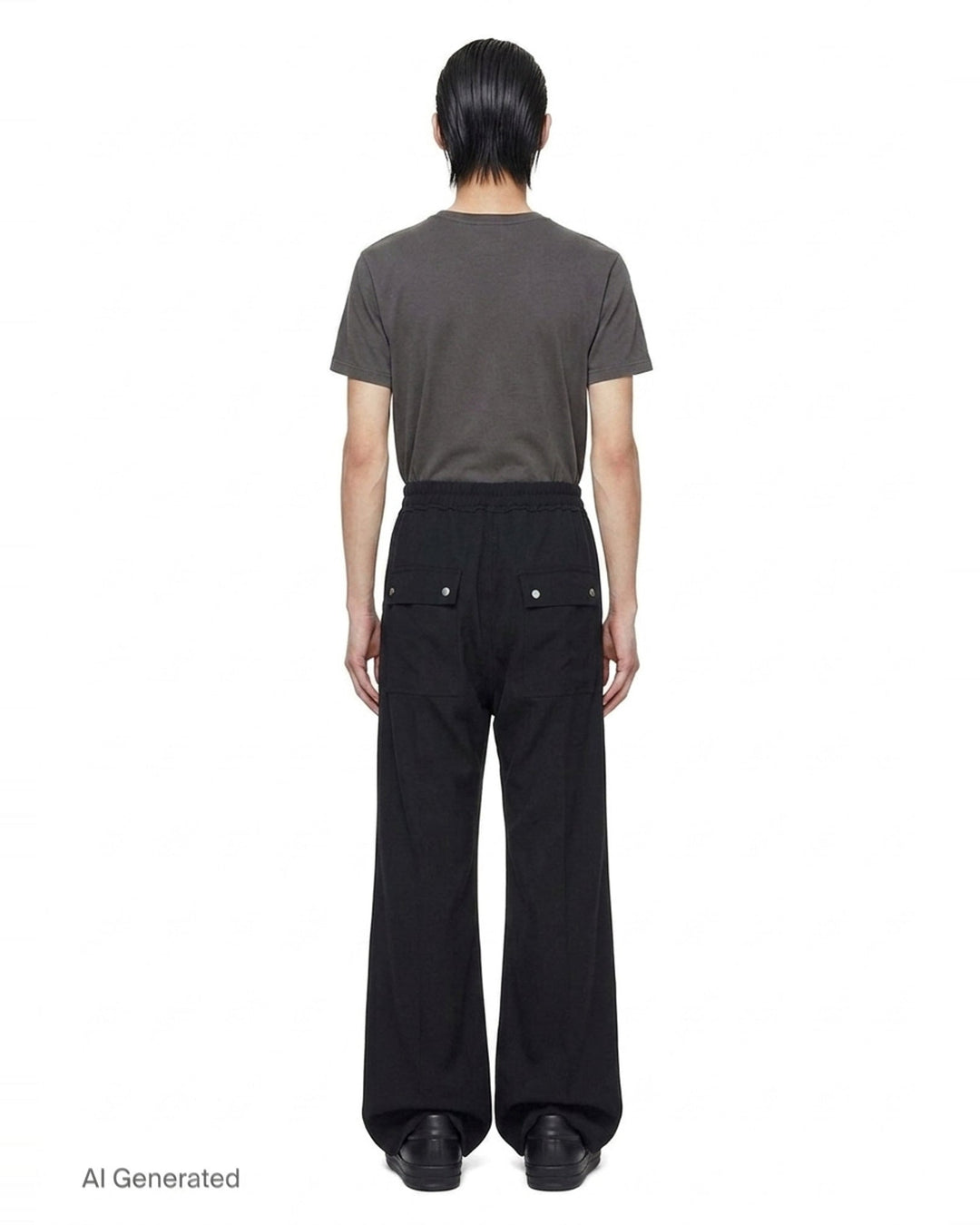 Wide Bela Wool Pants | Rick Owens | Club21 - back
