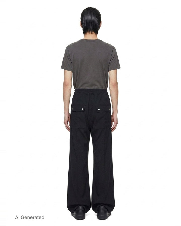 Wide Bela Wool Pants | Rick Owens | Club21 - back