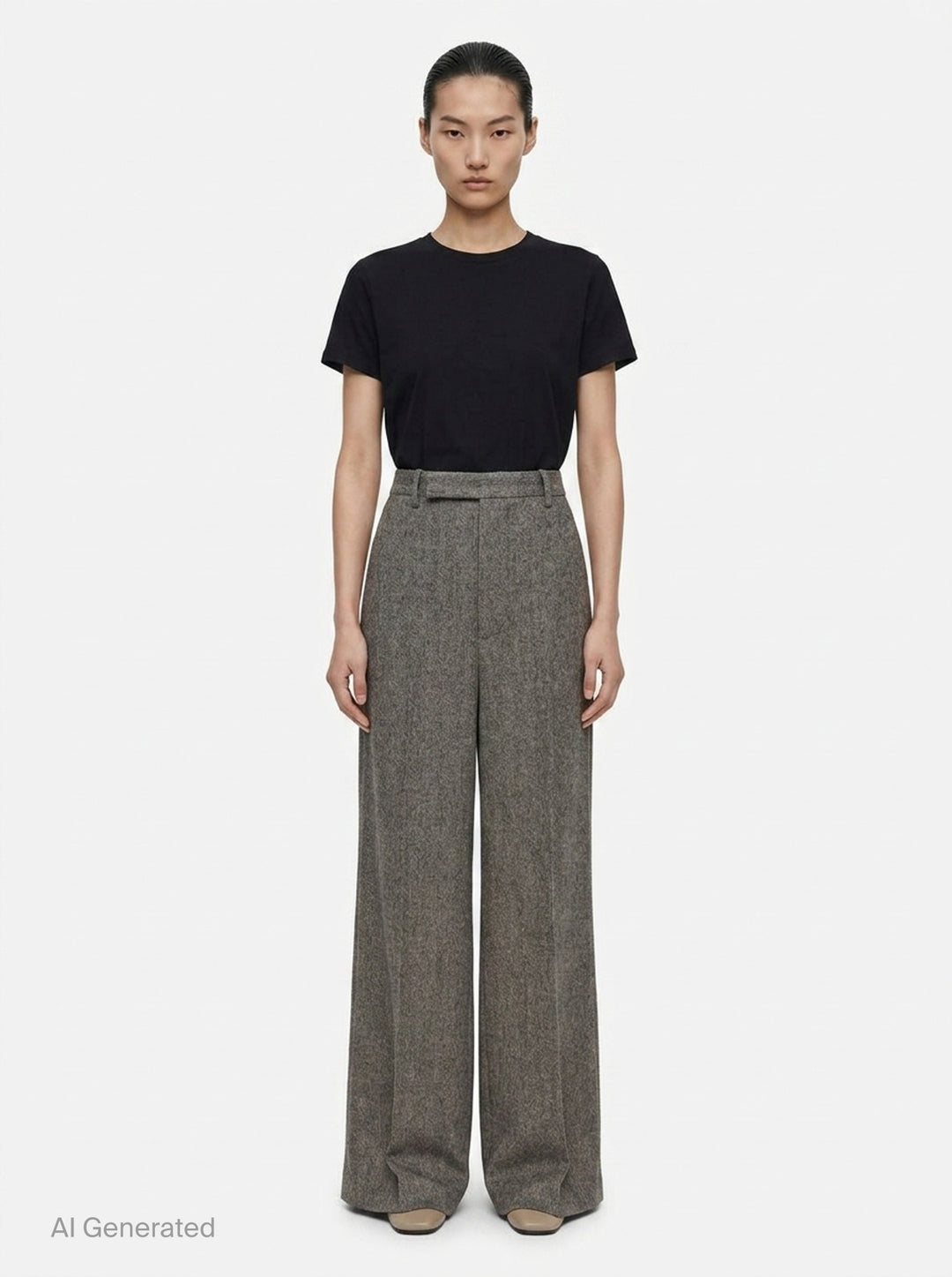 Wide Tailored Bishu Wool Pants | Rick Owens | Club21 - front