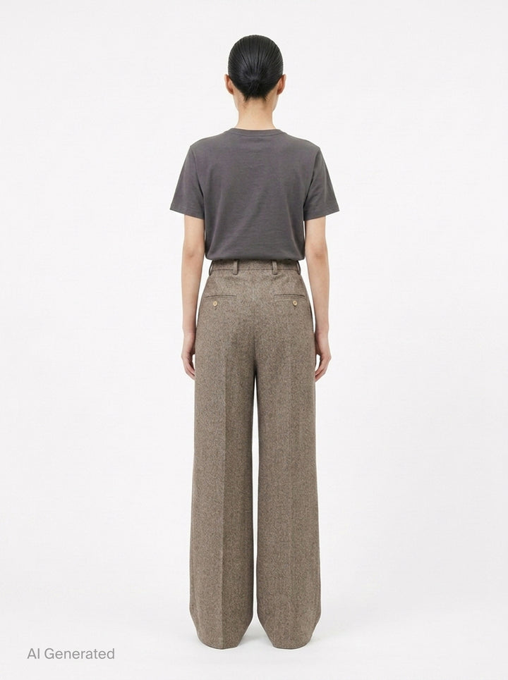 Wide Tailored Pants | Rick Owens | Club21 - back