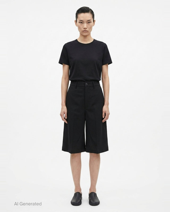 Work Twisted Wool Shorts | Rick Owens | Club21 - front